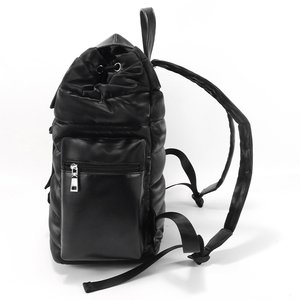 Mochila de Viaje para Hombre, Elegante, Clásica, de Lujo, Negra, Acolchada, con Cordón, Impermeable, de Gran Capacidad, para Negocios y Trabajo - Product Image 2