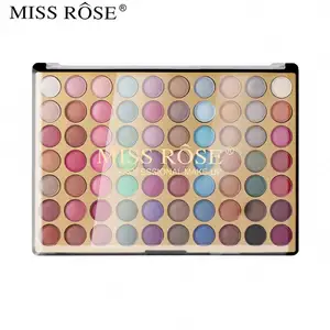 MISS ROSE multicolor eyeshadow palette is not easy to decolorize beginners matte pearlescent waterproof eye shadow cosmetics