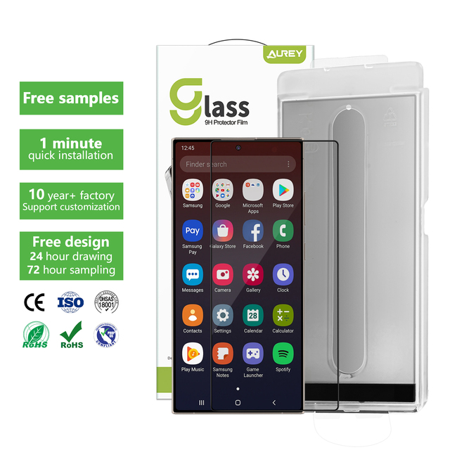 Hot Sale Anti-Reflective 2.5d 9h Anti-spy Anti-dust 2.5d 3 Pack Screen Protector for samsung S24 + Ultra Plus