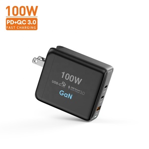 Productos Venta caliente Teléfonos de carga de pared Más rápido 65W 100W <span class=keywords><strong>USB</strong></span>-<span class=keywords><strong>C</strong></span> <span class=keywords><strong>Tipo</strong></span> <span class=keywords><strong>C</strong></span> PD3.0 QC Gan Cargador de adaptador rápido Reino Unido EE. UU. - Product Image 4