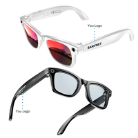 Lunettes Intelligentes 2026 GS4 MAX avec Caméra, Double Lentille, Lunettes de Soleil avec Caméra 8MP, Casque Portable Intelligent à IA