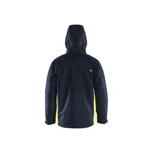 BLAKLADER - 489019778633XS <b>Lightweight</b> lined Shell <b>Jacket</b> Dark navy blue/<b>Hi</b>-<b>vis</b> yellow - EAN 7330509887998 WORK <b>JACKETS</b> - Product Image 5