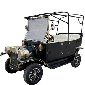 Voiture classique rétro électrique à quatre roues avec moteur AC, luxe vintage, autonomie de plus de 100 km et 4 à 17 places - Product Image 3