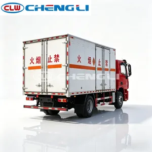 Camionnette pour marchandises dangereuses CLW 18T 4x2, véhicule de transport de matières explosives avec caisse fermée antistatique - Product Image 4