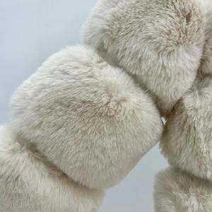 Elegante Cappotto di Pelliccia da Donna, Giacca Corta con Collo Tondo, Giacca Casual Personalizzata in Stile Street Fashion - Product Image 5