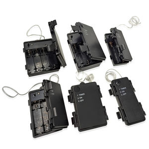 กล่องแบตเตอรี่2AA กันน้ำพร้อมสายตะกั่วเคสพลาสติกใสมีช่องเสียบ2ช่อง1.5V UM-3แบตเตอรี่ขนาด AA - Product Image 2