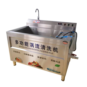 Üretici endüstriyel restoran havuç manyok elma meyve sebze vorteks kabarcıklı yıkayıcı sebze yıkama makinesi - Product Image 4