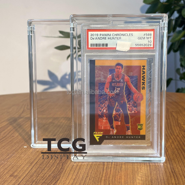 BGS PSA Slab Holder Case Clear Top Graded  Holds 100 Slabs For BGS/PSA  Pokmon & Sports Cards Card Storage Case