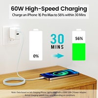 Cable de Carga USB C de Silicona Líquida, 60W, Carga Rápida, Transferencia de Datos, 1M, Cable Trenzado Resistente para Teléfono, Tableta, Portátil