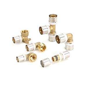 MINGSHI – <span class=keywords><strong>raccords</strong></span> de presse en laiton pour plomberie, plastique <span class=keywords><strong>multicouche</strong></span>, tuyau de gaz pex Pert, profil TH avec raccord de sertissage plaqué - Product Image 6