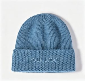 Gorro de Punto Acanalado con Logotipo Bordado Personalizado, Gorro de Invierno Unisex con Borde Reforzado - Product Image 2