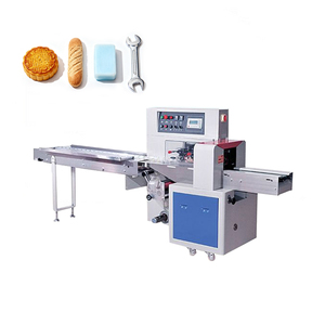 Envoltura horizontal automática de alta velocidad Paquete de flujo Máquina de embalaje de almohada de galletas de Caramelo Suave y duro - Product Image 2
