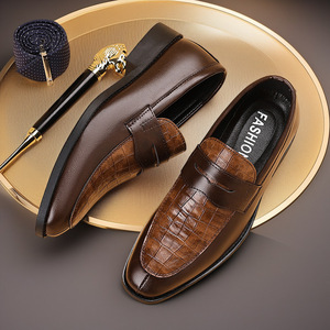 Nueva Llegada: Zapatos de Cuero Sin Cordones para Hombre, Estilo Británico y Coreano, Formales y Casuales para Negocios - Product Image 3