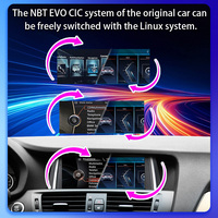 Écran tactile multimédia Android Auto Carplay sans fil LELV 8,8 pouces pour BMW X3 F25 Nbt Cic Radio Head Unit Player Airplay