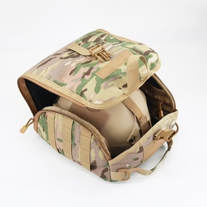 DFB04 Outdoor Tactical Helmet <b>Bag</b> Mask Cover FAST MICH Helmet Storage <b>Molle</b> <b>Bag</b> Handheld <b>Bags</b> - Product Image 1