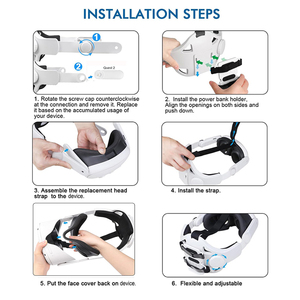<span class=keywords><strong>Sangle</strong></span> de tête confortable ajustable pour accessoires VR <span class=keywords><strong>Oculus</strong></span> <span class=keywords><strong>Quest</strong></span> <span class=keywords><strong>2</strong></span>, <span class=keywords><strong>sangle</strong></span> <span class=keywords><strong>Elite</strong></span> réglable avec support de <span class=keywords><strong>batterie</strong></span> pour <span class=keywords><strong>Quest</strong></span> <span class=keywords><strong>2</strong></span> - Product Image 5