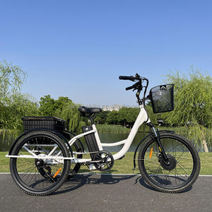 <span class=keywords><strong>Vélo</strong></span> <span class=keywords><strong>cargo</strong></span> électrique 3 roues personnalisable pour adulte, en acier ouvert, 48V 351-500W, haute puissance, longue autonomie, avec capacité de charge pour usage quotidien - Product Image 4