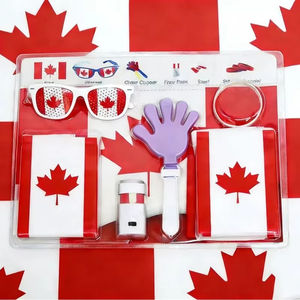 Set de Artículos para Fanáticos del Fútbol Jumon, Colores Personalizados, Logotipo Impreso con UV, Accesorios de Animación, Kit de Apoyo, Bandera, Bufanda, Gafas, Aplaudidor, Pintura Facial - Product Image 3