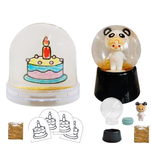 Globo di Neve Interattivo Fai-da-Te in Resina, Giocattolo Educativo per Bambini per Disegnare e Dipingere, Vendita all'Ingrosso - Product Image 1