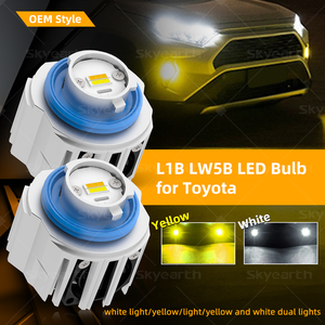 หลอดไฟตัดหมอก LED สีขาวความสว่างสูง L1B ลำแสงคงที่ติดตั้งได้โดยตรงกับไฟหน้า LED ของ Toyota Hiace - Product Image 2