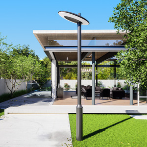 Lampadaire LED de 3 mètres en aluminium, étanche IP65, moderne, pour extérieur, jardin, villa, aménagement paysager - Product Image 1