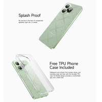 Ulefone Note 19 3GB + 32GB معرف الوجه والجانب بصمة بوصة أندرويد 14 Go Unisoc T603 ثماني النواة 4G هاتف محمول مزدوج الشريحة OTG