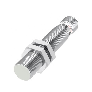 Capteur de proximité inductif 3/4 fils 4 mm PNP NC 10-30 V avec boîtier nickel-cuivre, montage encastré, détection étendue - Product Image 1