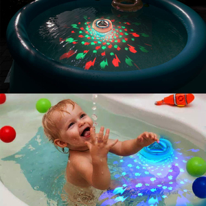 Projecteur LED <span class=keywords><strong>pour</strong></span> piscine, petit éclairage de piscine submersible étanche IP67 RGB, lumière <span class=keywords><strong>pour</strong></span> bain de bébé, lumière <span class=keywords><strong>pour</strong></span> fontaine de piscine - Product Image 2