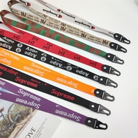 Lanières personnalisées en polyester pour sublimation, vierges, à impression par transfert thermique, avec logo sur mesure, prix usine