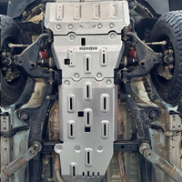 Pièces Toyota HILUX 4x4, plaque de protection du châssis en alliage d'aluminium et de magnésium de 8 mm, protection inférieure du moteur, accessoires de modification