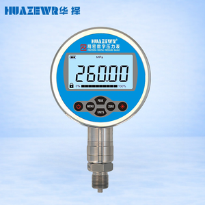 औद्योगिक परिशुद्धता डिजिटल दबाव गेज 0.05% fs-100 ~ 260mpa स्टेनलेस स्टील दबाव मीटर - Product Image 1