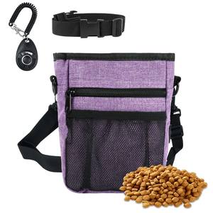 Free sample Reusable Silicone <b>Dog</b> <b>Treat</b> Pouch with Clip Portable Pet Snack <b>Bag</b> for Outdoor Training Hiking Walking Activities - Product Image 1