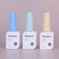 Macena, fournisseur en gros de gel à ongles en Chine, 1 couleur, 1 flacon, étiquette privée, gel à ongles coloré, gel UV, vernis à ongles