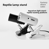 Lampu Pemanas Reptil untuk Kandang Kura-kura dengan Lampu UVB/UVA & Sterilisasi Cahaya Spektrum Penuh 3-in-1 (Bohlam & Dudukan)