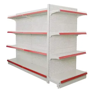 2024 Hot Selling Gondola Shelving Single Side Racks Supermarket Shelf