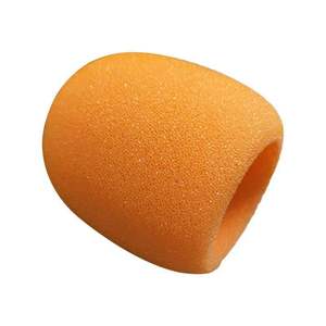 Microphone sans fil omnidirectionnel à main avec logo personnalisé, cache-microphone en métal, pare-brise en mousse épaisse pour scène, station de télévision, karaoké - Product Image 5