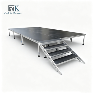 ระบบอุปกรณ์เวทีกลางแจ้ง แท่นเวทีแบบพกพา แท่นเวทีแบบโมดูลาร์สำหรับขาย - Product Image 1