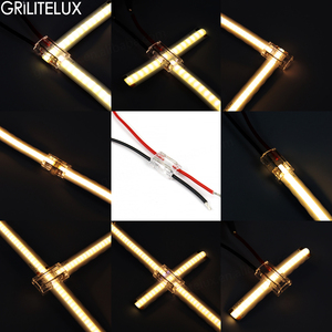 Connecteur de raccordement rapide 9-en-1 pour bandes LED COB/SMD sans interstices, 2 broches, 5mm, 8mm, 10mm - Product Image 1