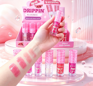 Olio Labbra Rosa Raro Siyiping, Tubetti Idratanti con Specchio, Lucidalabbra Trasparente Effetto Caramella, Kit Cosmetico per la Cura della Pelle - Product Image 4
