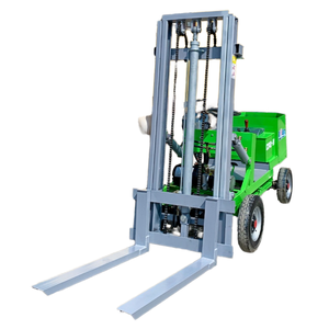 Chariot élévateur électrique à quatre roues de 800kg avec levage hydraulique <span class=keywords><strong>simple</strong></span> pour les industries de la restauration au détail - Product Image 5