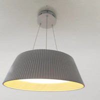 Suspension LED moderne en acrylique 60W avec télécommande pour salle à manger, chambre et salon, driver isolé, certifiée CE ROHS