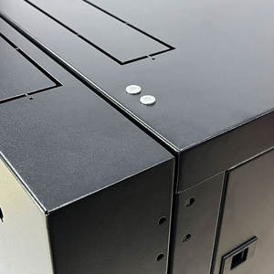 Rack de Servidor para Centro de Datos, Gabinetes de Doble Sección para Montaje en Pared, Embalaje Plano Desmontado IEC297-2, 600*550mm - Product Image 6