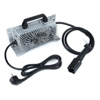 Chargement rapide direct d'usine 24V 36V 48V 60V 72V chariot élévateur chariot de golf chargeur de batterie Scooter 15A 20A 25A pour véhicules électriques