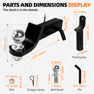 <span class=keywords><strong>Autobots</strong></span> Trung Quốc nhà máy Trailer carbon thép chất lượng cao tải Hitch bóng gắn kết với Hitch <span class=keywords><strong>Pin</strong></span> - Product Image 3
