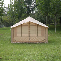 Tente de camping gonflable à double porte et double lanterneau en tissu Oxford 8, avec ouverture automatique rapide pour toutes les saisons