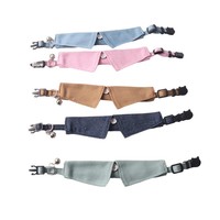 Britse herenstijl geruite kattenhalsband - Elegant pakontwerp voor katten en kittens, polyester accessoire voor alle seizoenen