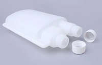 Flacon doseur à double col avec bouchon à vis 100ml 120ml 250ml 500ml 1000ml plastique HDPE pour mesurer le liquide chimique