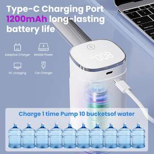 Nouvelle eau de pompage intelligente sans fil pliable. Chargeur USB sans fil Distributeur d'eau domestique pour voiture Batterie longue - Product Image 3