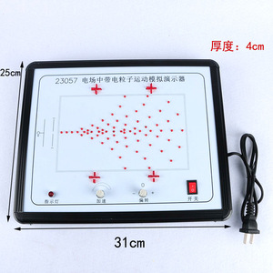 23057 Un simulador para demostrar el movimiento de partículas cargadas en un campo eléctrico; una demostración de electroestática en - Product Image 4