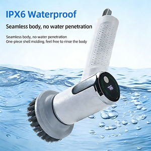 Brosse de nettoyage électrique multifonctionnelle avec têtes remplaçables, réglage à 2 vitesses - Product Image 4